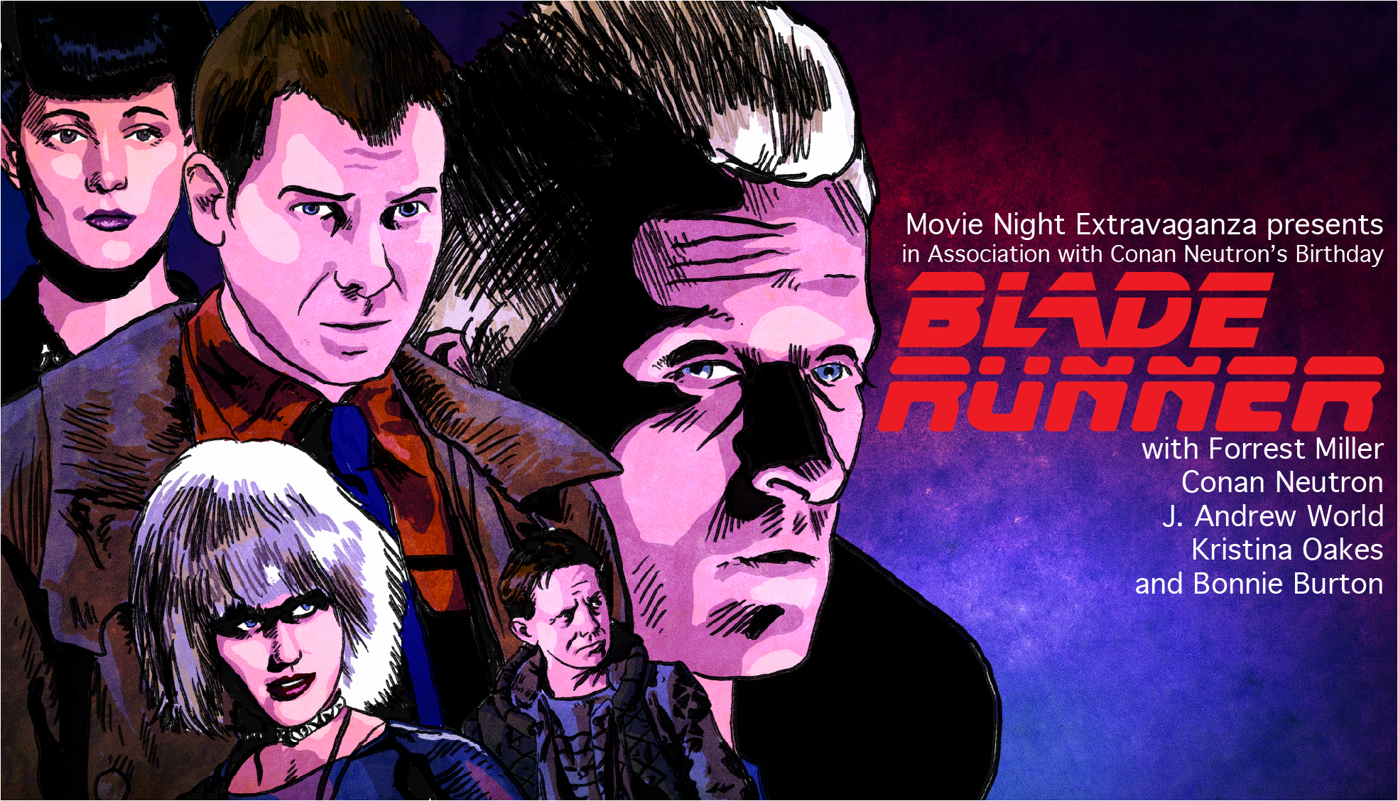 Episode 189: Blade Runner with Bonnie Burton (Conan’s Birthday Stream)